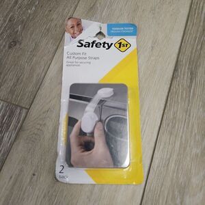 Safety 1st All Purpose Strap Custom Fit HS033 Adjustable Strap Length 2-pack